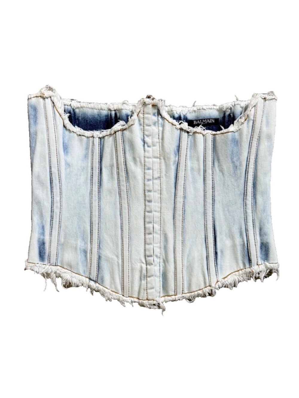 Balmain Paris Underbust Corset / Waist Cincher / Corset Belt Size FR 40 | US 8
